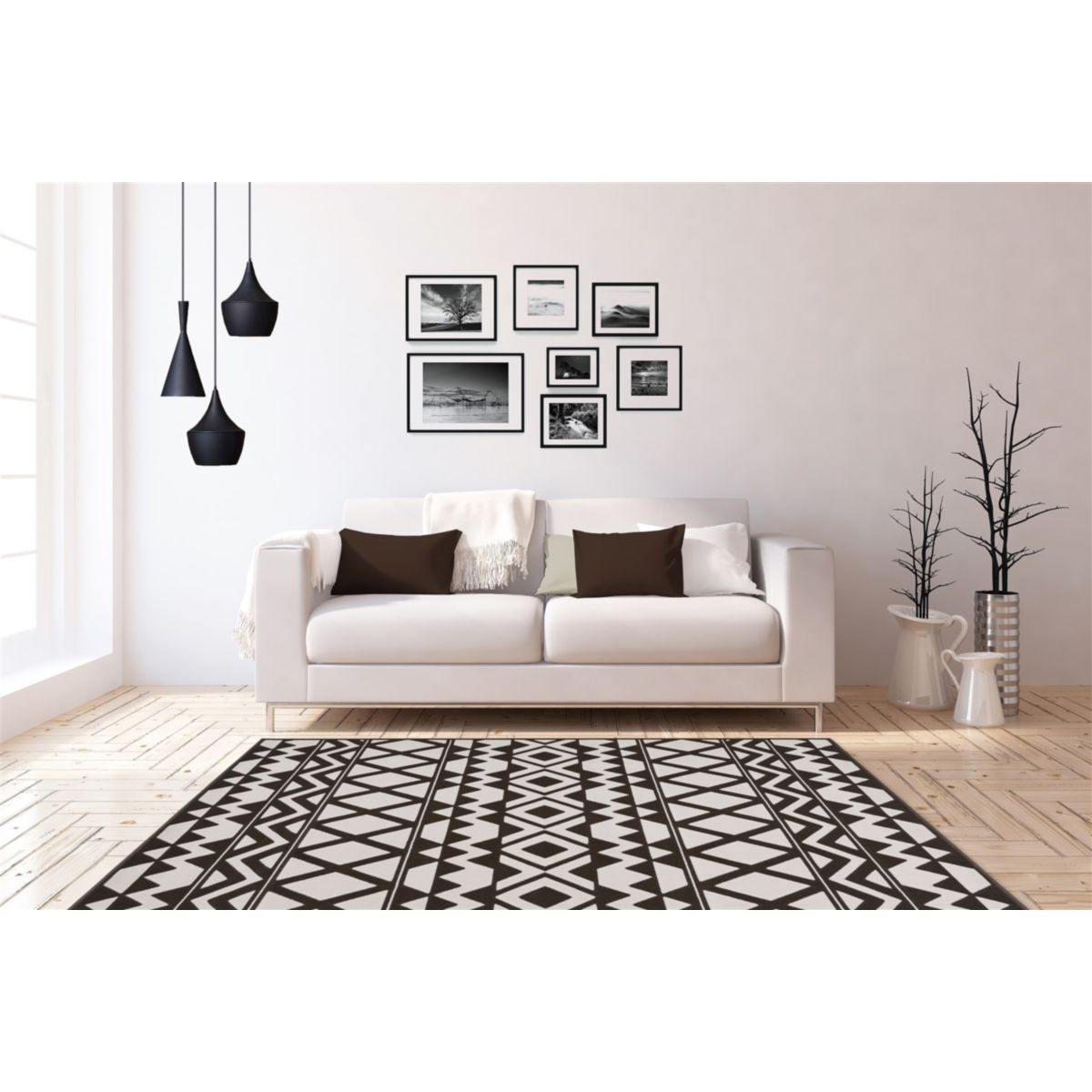 Esperanto 725 Braun / Creme 80cm x 150cm Bild 2