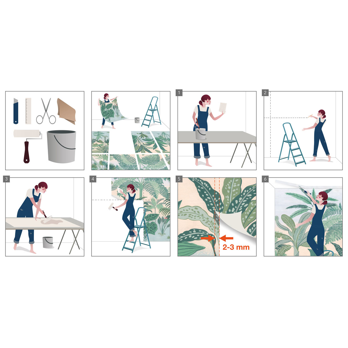 Komar  Papier Fototapete Rush 184x254 cm Bild 4