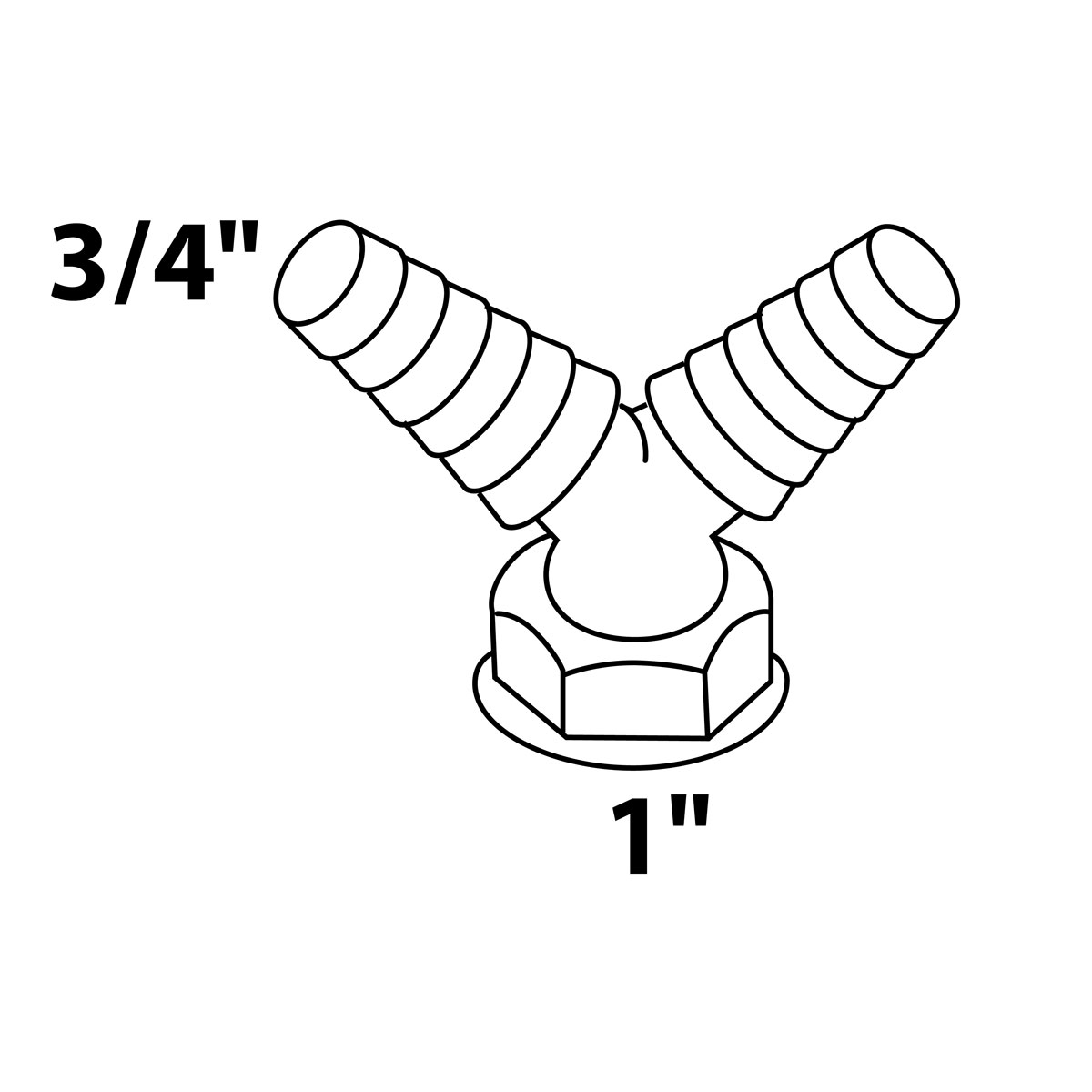 Kirchhoff Doppel-Geräteanschluss ECO-SAVE KS grau 1" IG x 3/4" T Bild 2