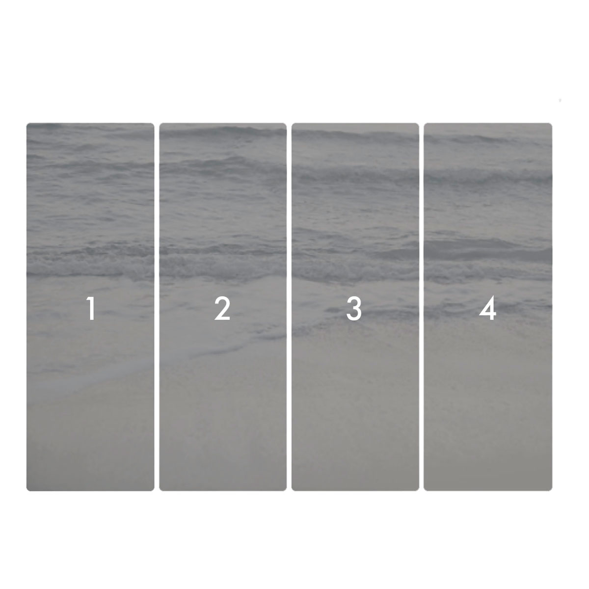 Komar  Vlies Fototapete Silver Beach 400x280 cm Bild 3