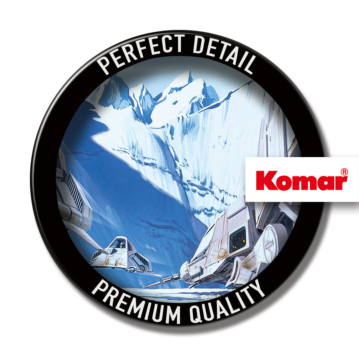 Komar  Wandbild Star Wars Classic Hoth Battle Snowspeeder 40x30 cm Bild 6