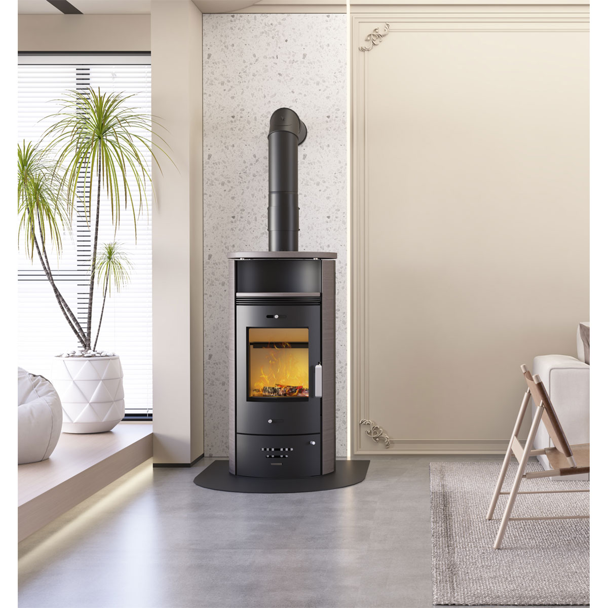 ACCENTE Kaminfilter Sauberling, Farbe: Schwarz Bild 2