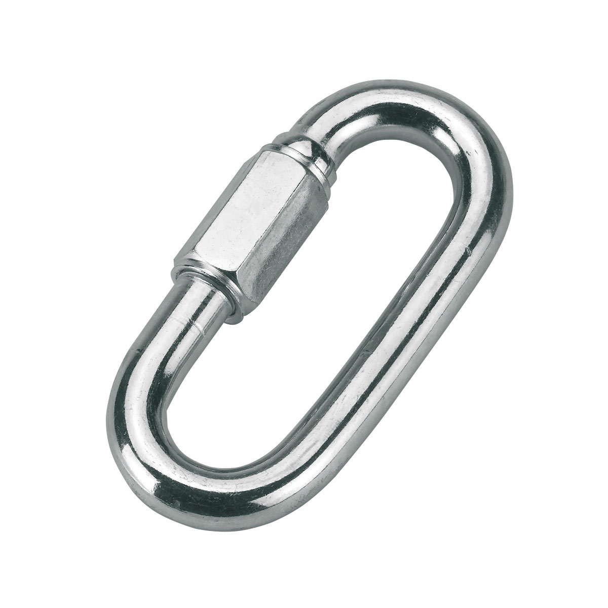 Schraubglied 0,8 cm silber 3 Stück