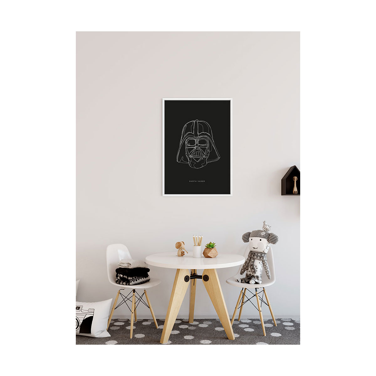 Komar  Wandbild Star Wars Lines Dark Side Vader 30x40 cm Bild 3