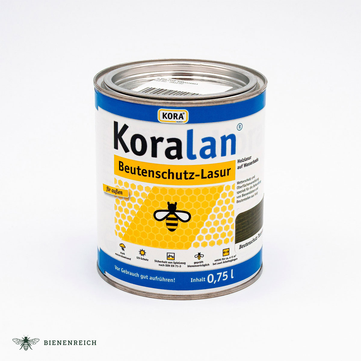Bienenreich Beutenschutzlasur grün 0,75 Liter