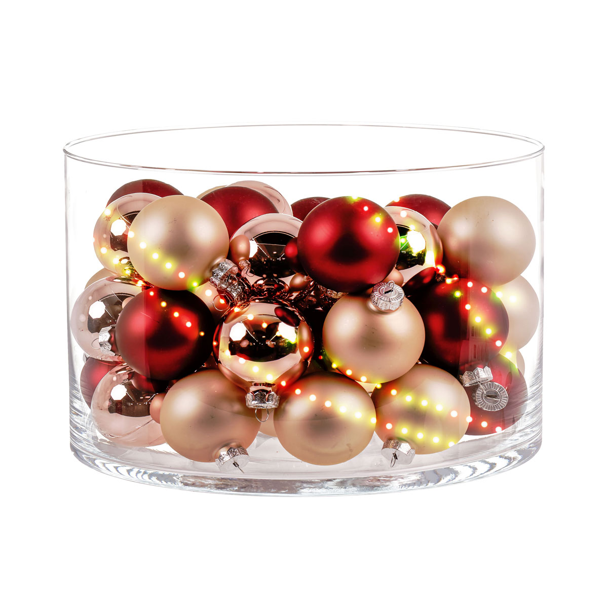 Ambientis Glaskugeln 4,5 cm braun champagner Mix Bild 8