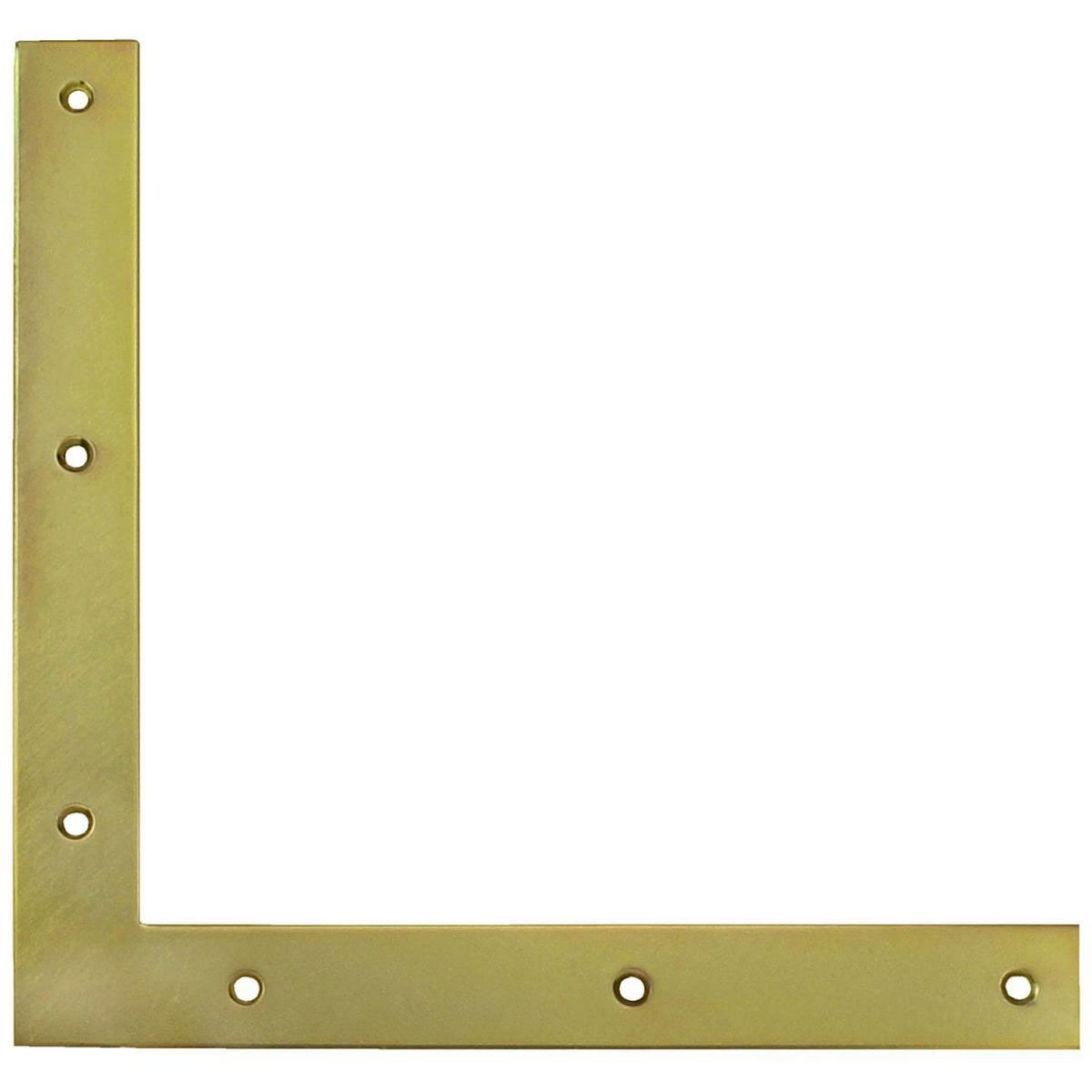 Connex Flachwinkel 10 x 10 x 1,5 cm verzinkt gelb 4 Stück