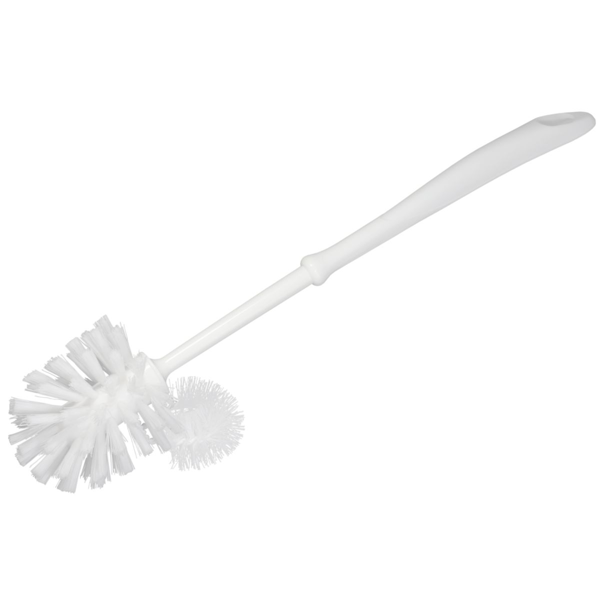 WC-Bürste weiß mit Randreiniger