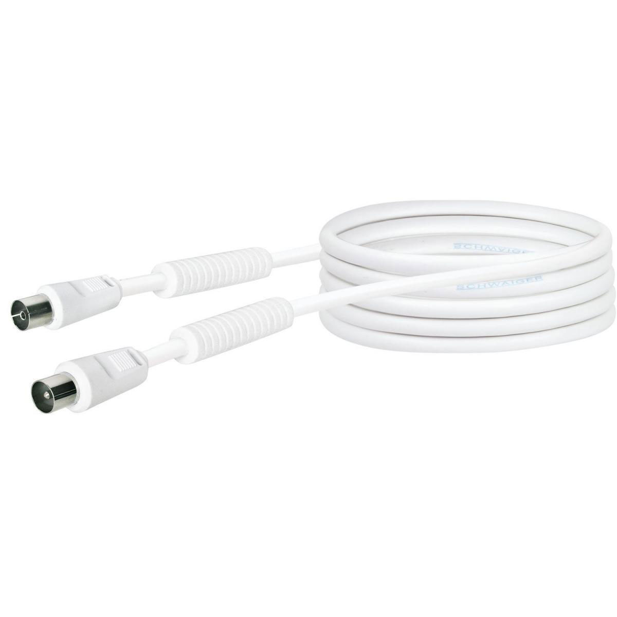 Schwaiger Antennenkabel 90 dB weiß 300 cm