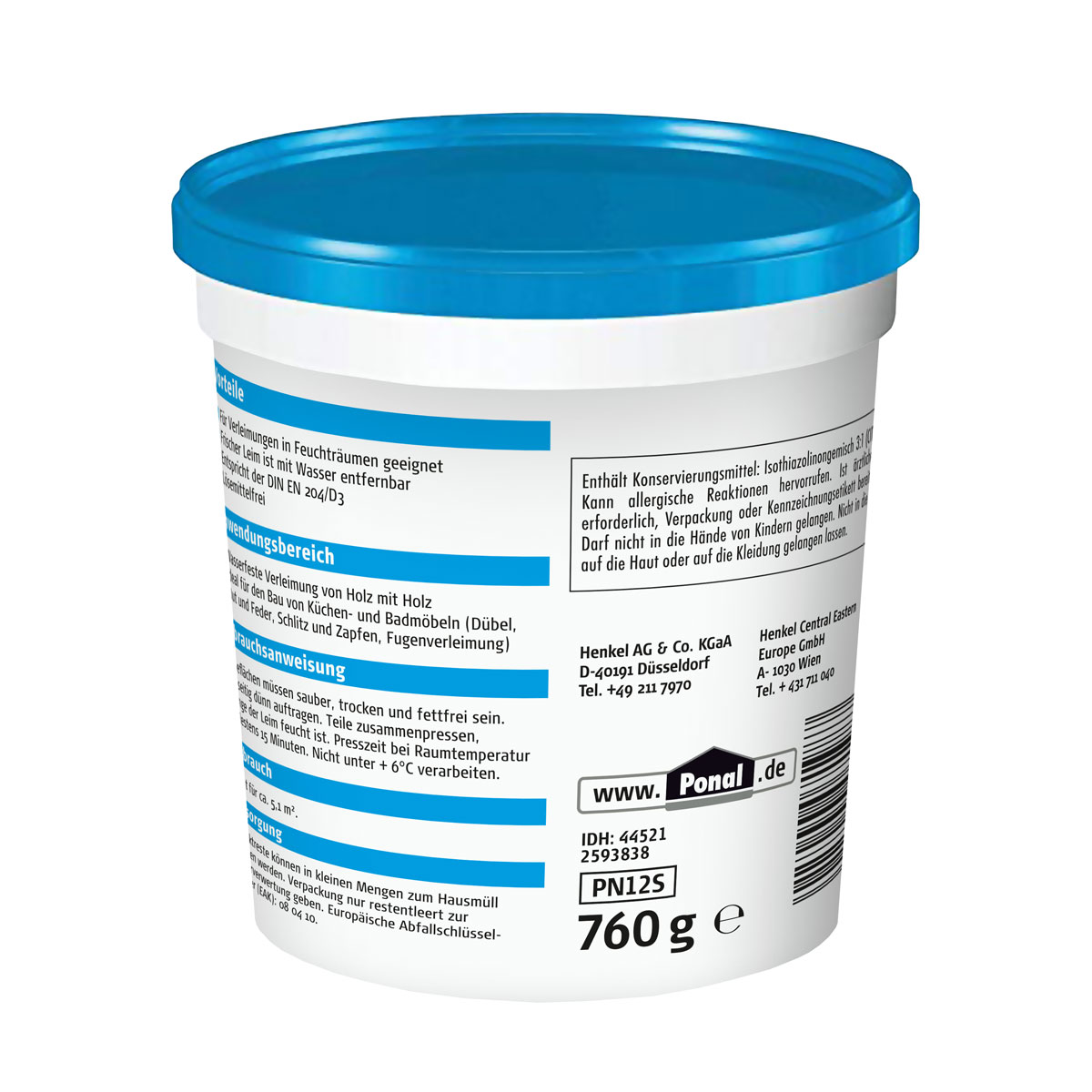 Ponal Holzleim Wasserfest 760 g Bild 2