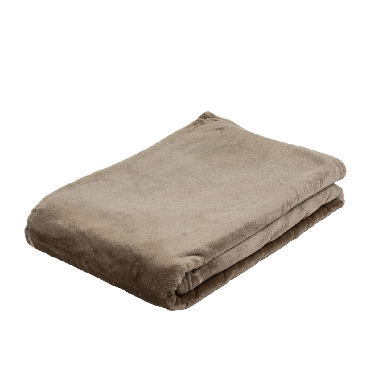 Decke Memphis 150 x 200 cm 280g/m2 taupe 100% Polyester Mikrofaser