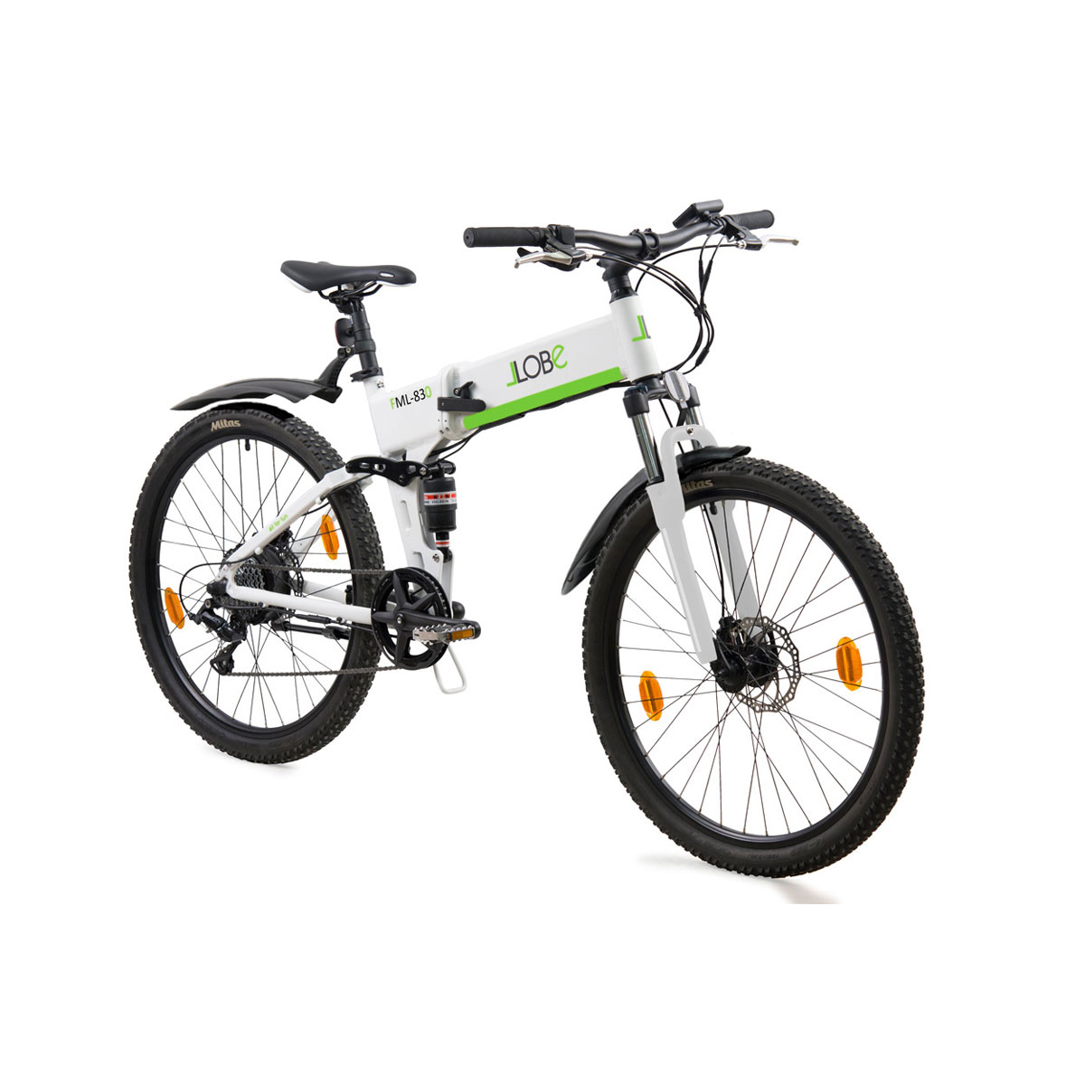LLobe E-Faltrad „FML 830“, weiß