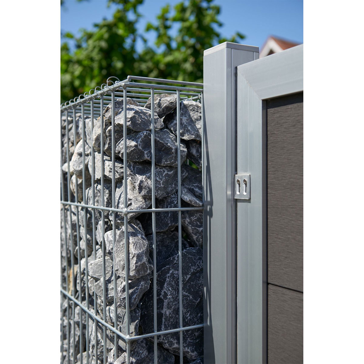 Wilk Gabionen-Zaun 200 x 180 x 25 cm Bild 3