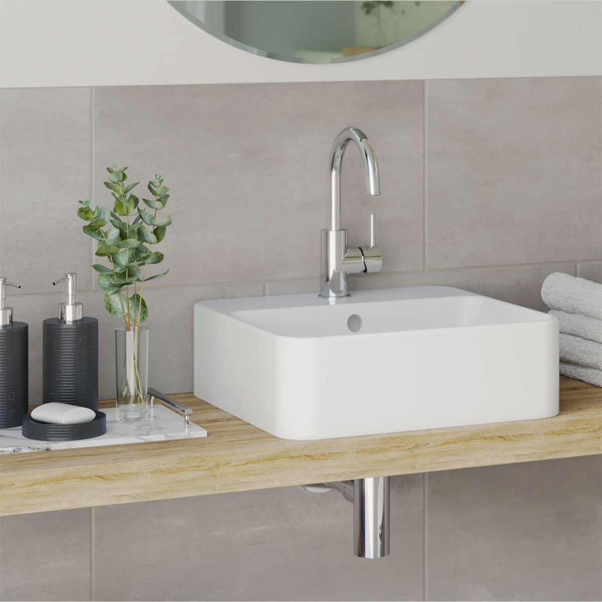 LENZ Waschtischarmatur Moana Easy-Clean Chrom Bild 2