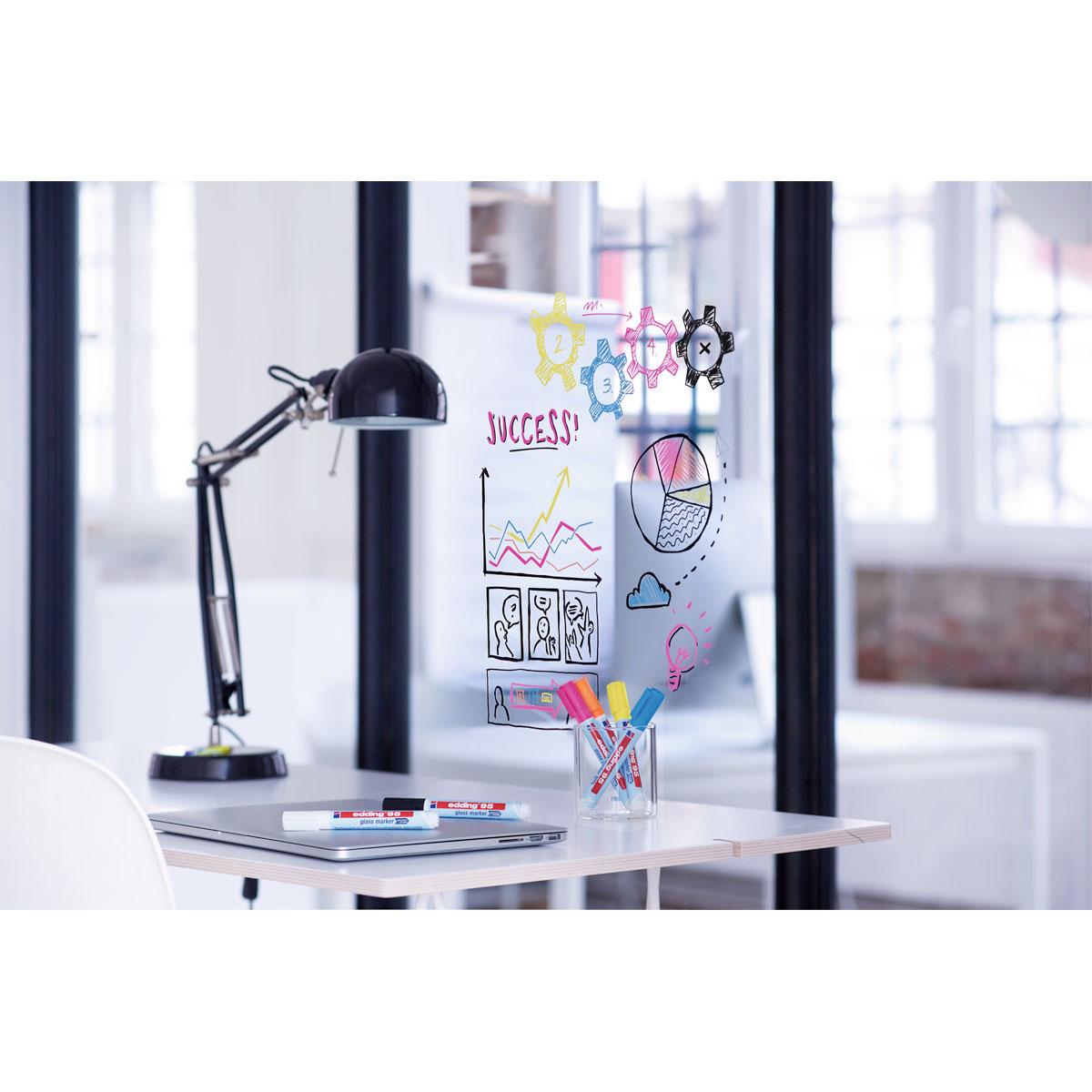 Edding  Glasmarker e-95/1 schwarz Bild 4