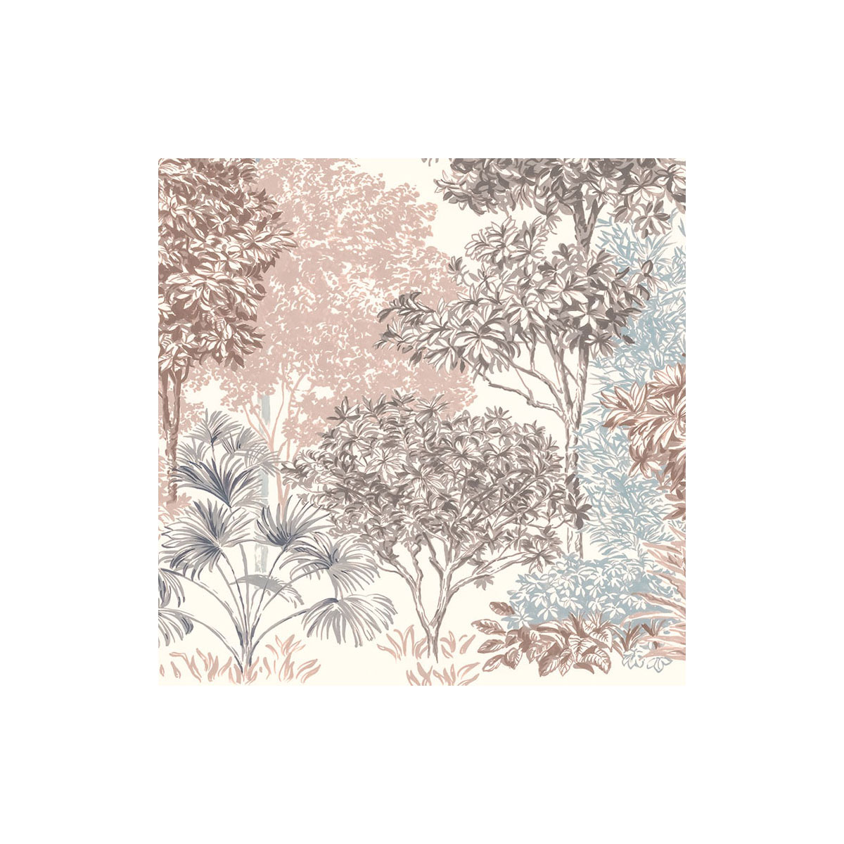 Komar  Vlies Fototapete Painted Trees 400x280 cm Bild 7