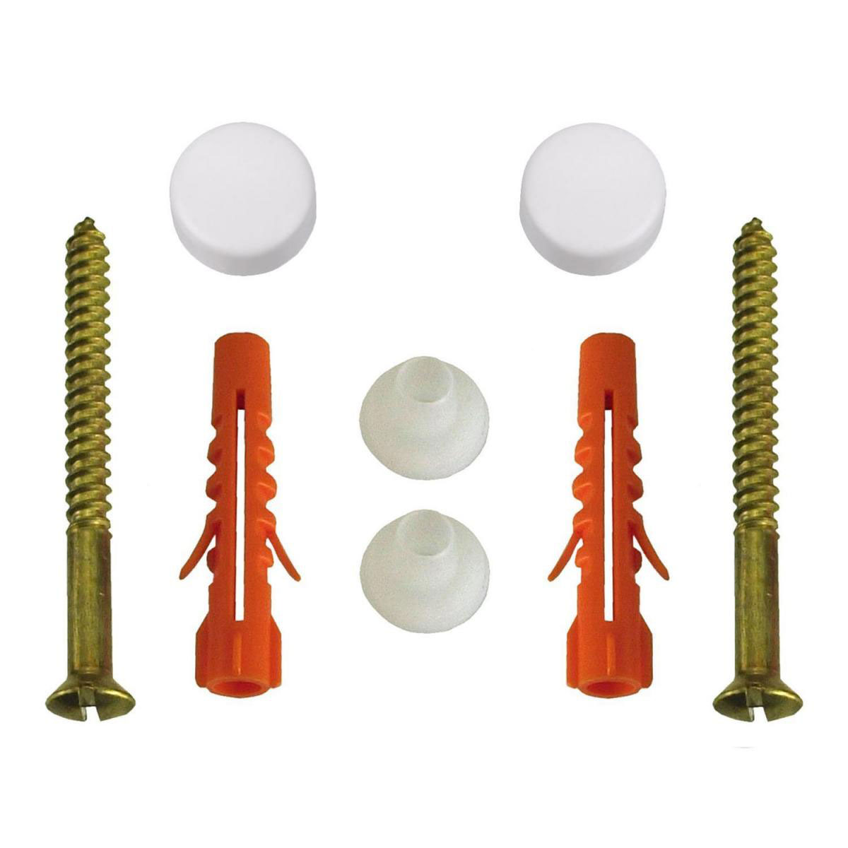 WC-Befestigung Kappe weiß