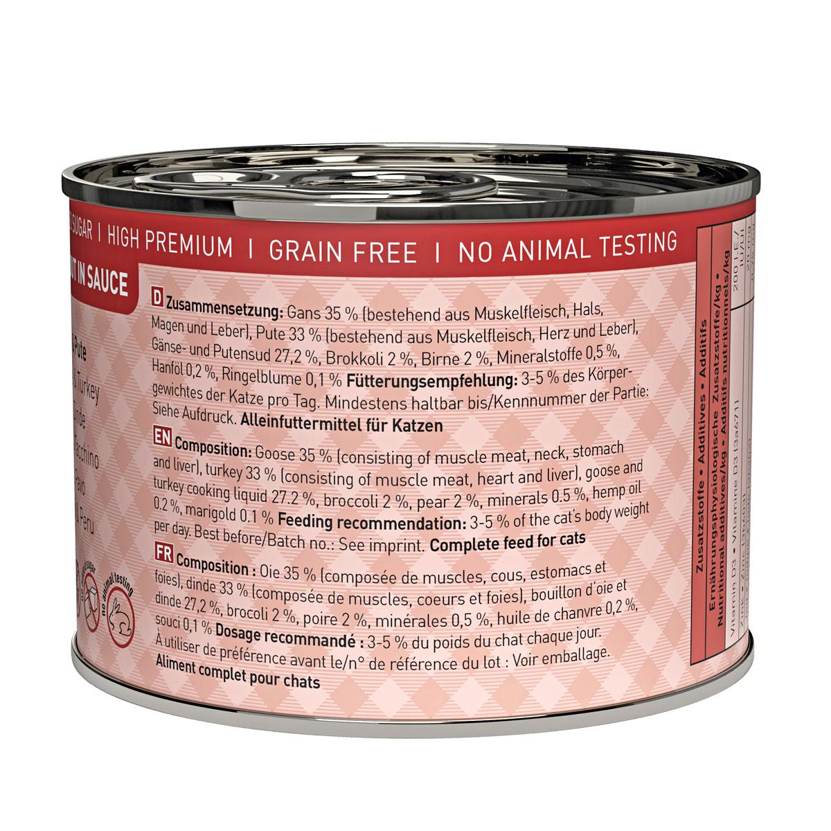 Catz finefood Nassfutter Ragout Gans und Pute 180 g Bild 2