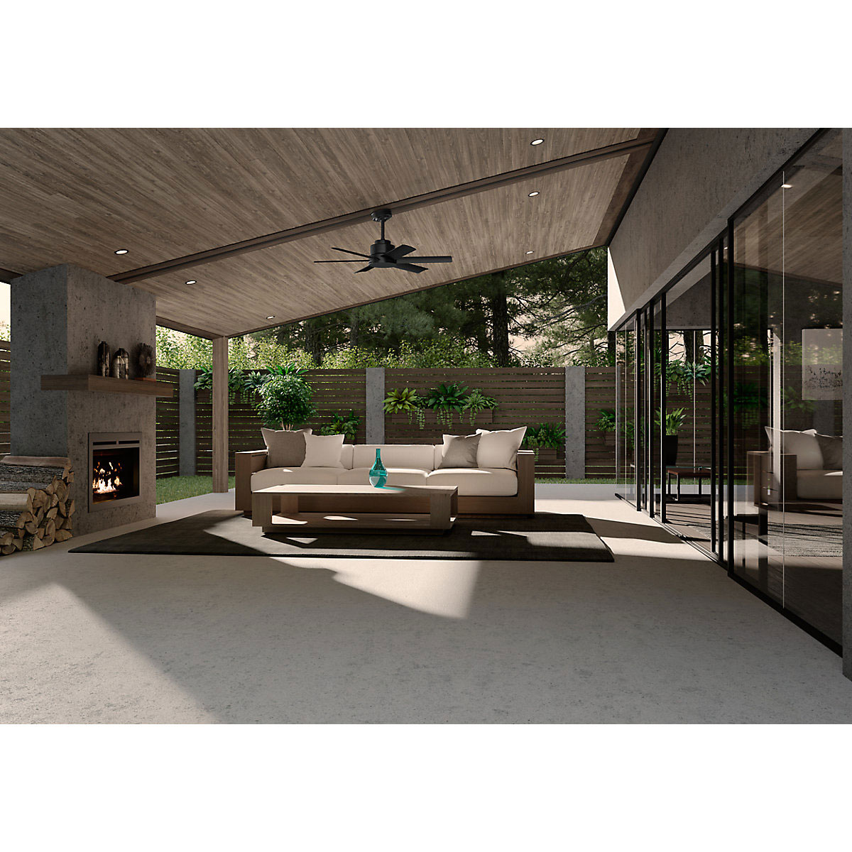 Hunter Fan Hunter Deckenventilator Kennicott 112 cm mattes schwarz Bild 10