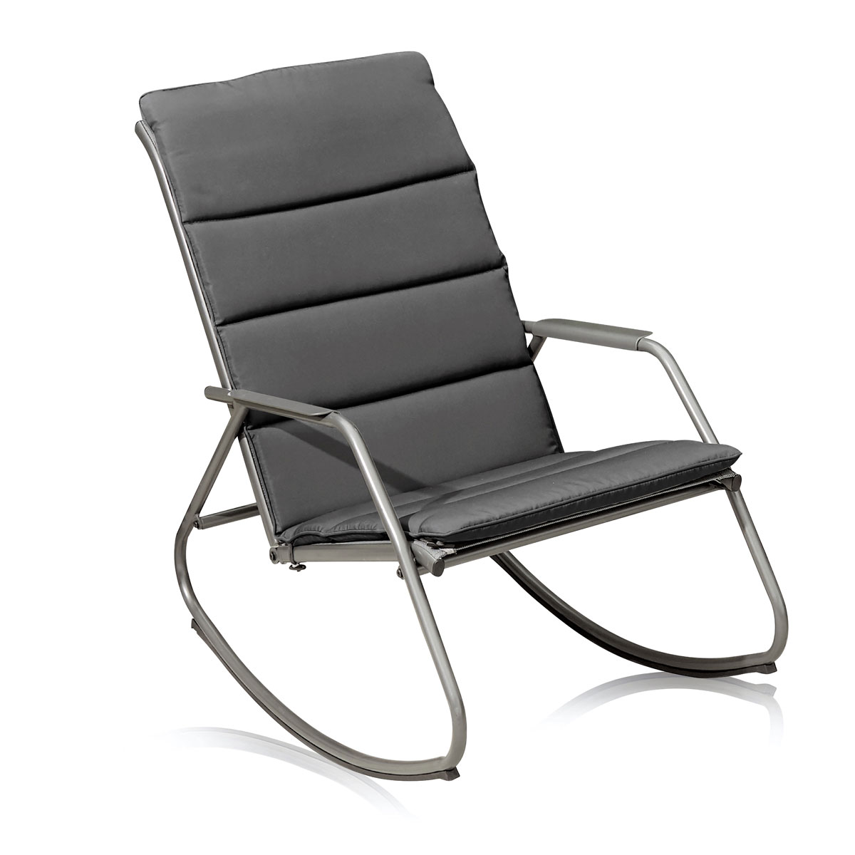 Leco Schaukelstuhl Schaukelsessel Gartenstuhl Lou 95 x 60 x 90 cm Bild 1