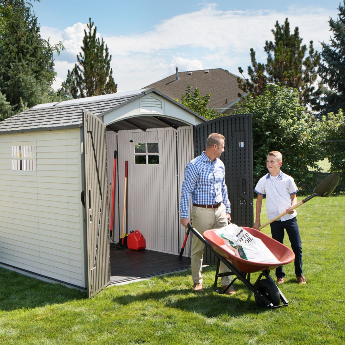 Lifetime Gerätehaus Phoenix 285x214x227cm Bild 6