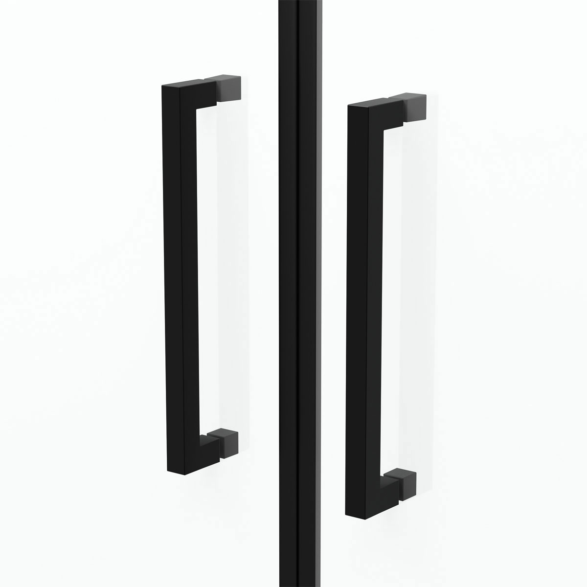 Aurlane Glasdusche Saloon shwarz 80 x 200 cm Bild 3