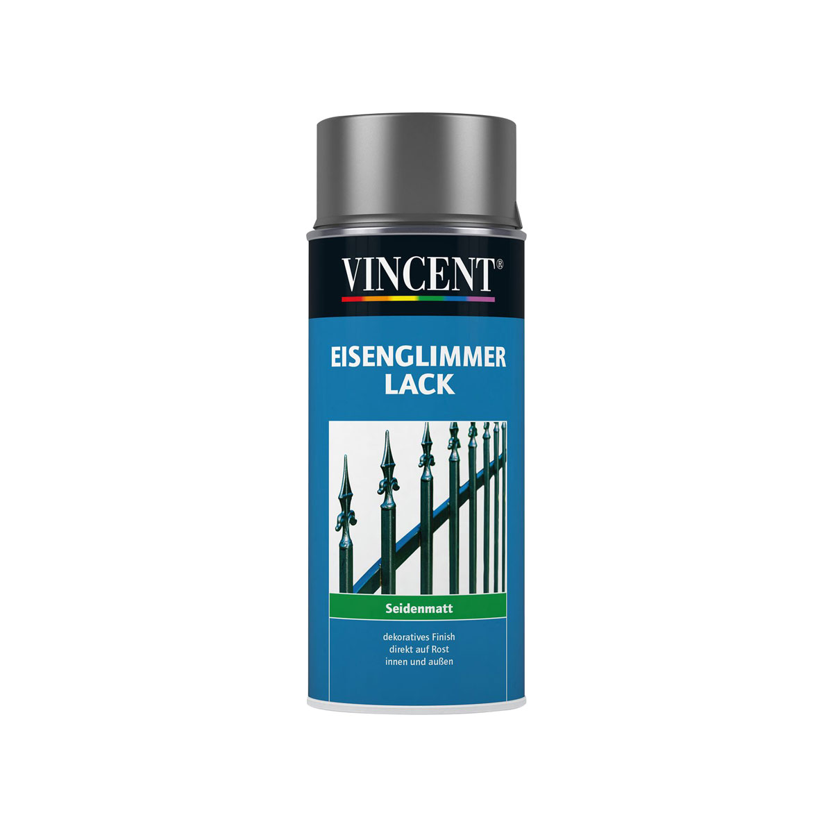 Vincent Eisenglimmer Lack graphit seidenmatt 400 ml