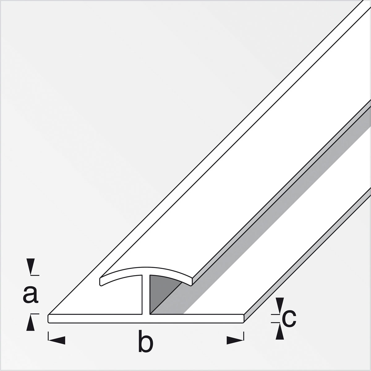 MyTool H-Profil 3,5 mm 1m weiß Bild 2