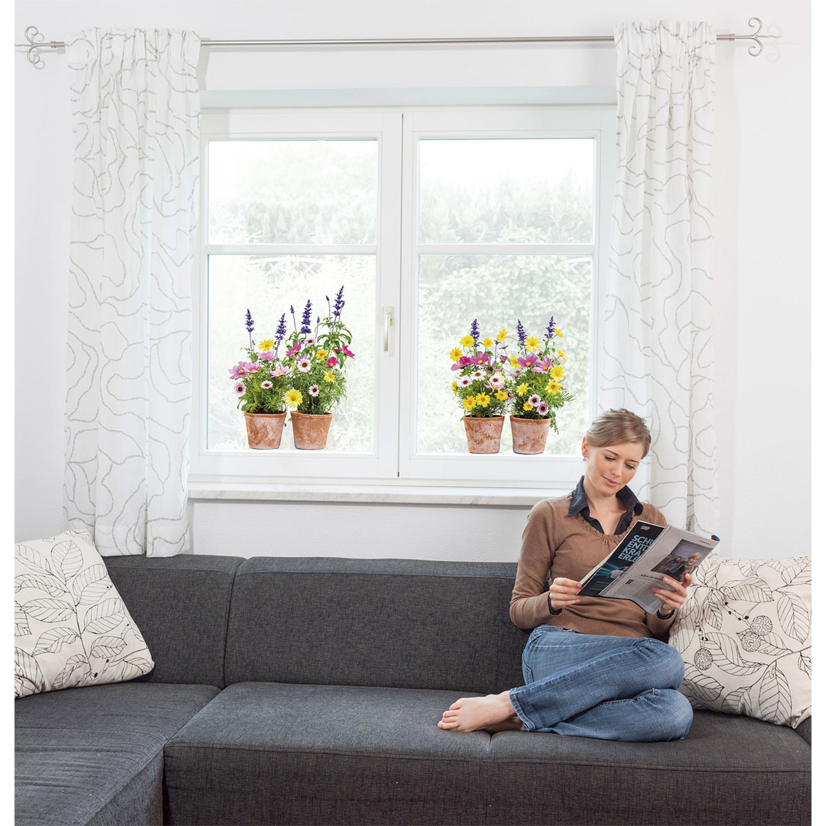 Komar  Fenstersticker Springtime 31x31 cm