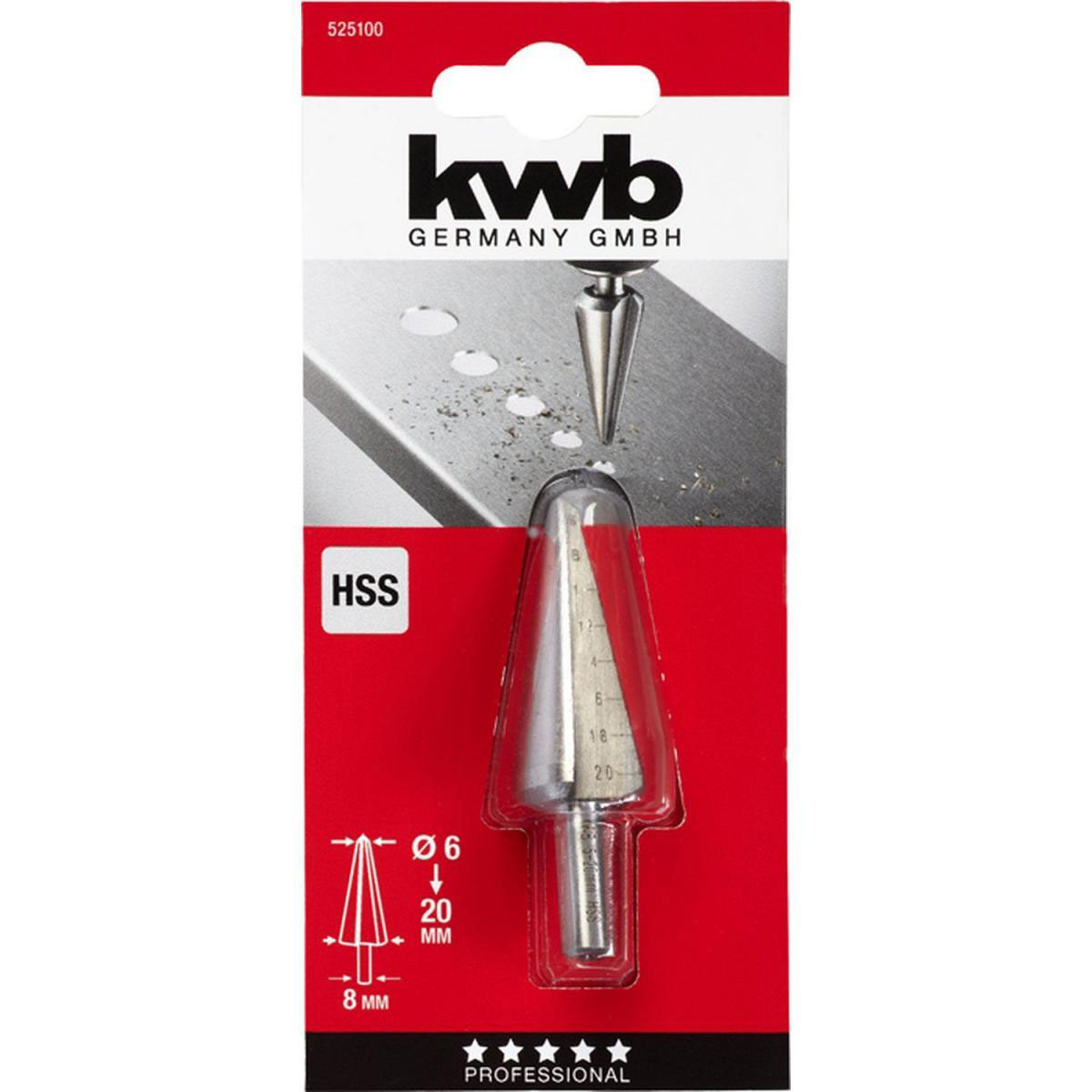 kwb  Schälbohrer Durchmesser 6-20 mm Bild 2