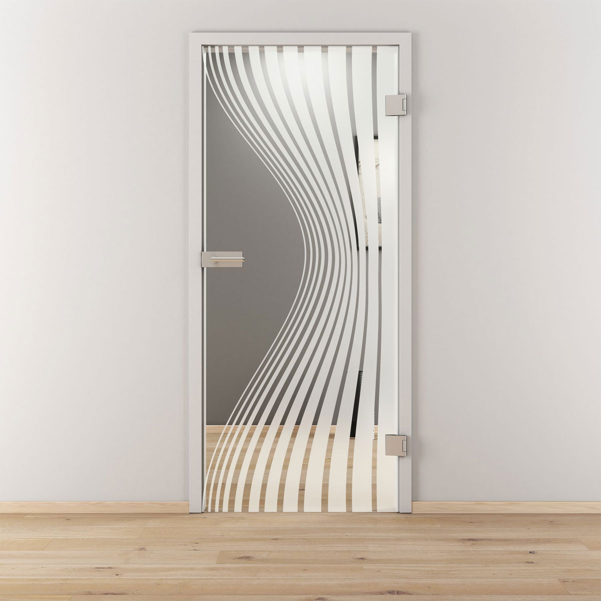 Novadoors Glasdrehtür NOVA 543 klar 95,9 x 197,2 cm Rechts Bild 2