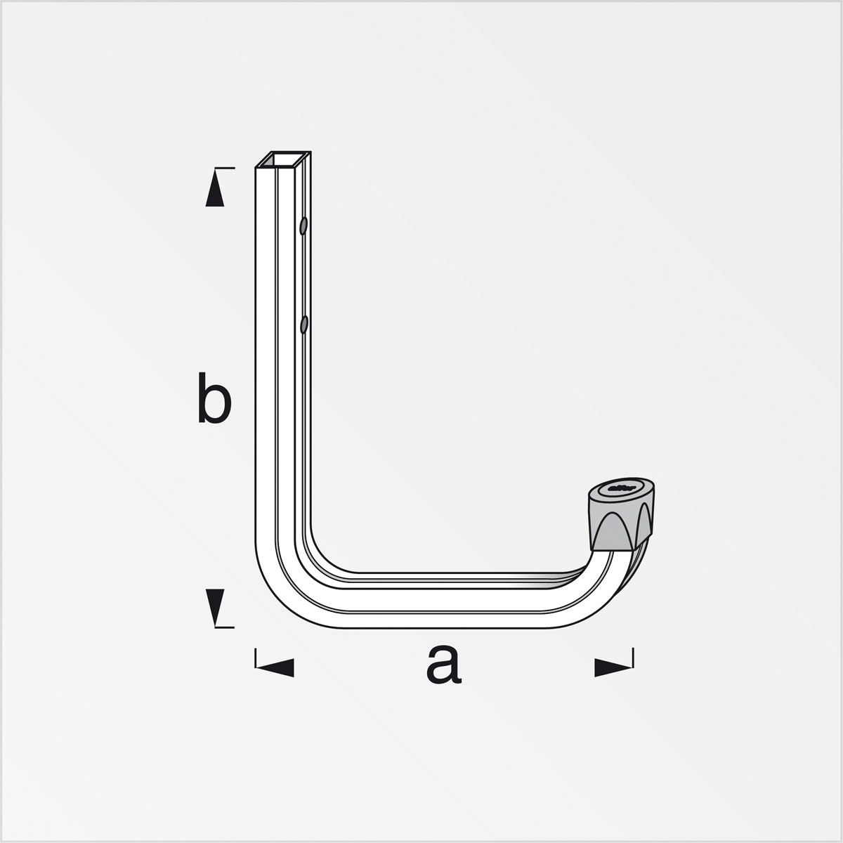 MyTool Wandhaken Typ 3 80 x 120 mm Bild 2