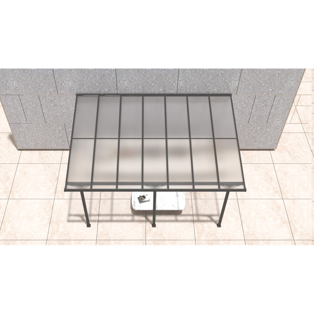 Westmann Terrassenüberdachung Bruce 435 300x435x270 cm Bild 7