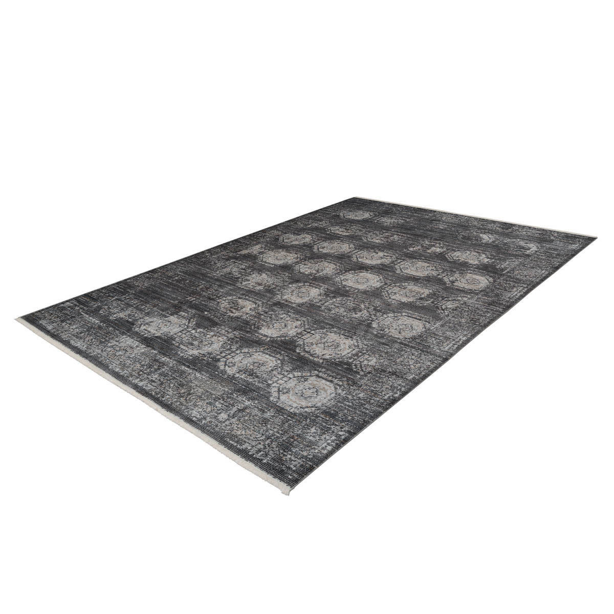 Fransenteppich „Baroque 700“, anthrazit Bild 4