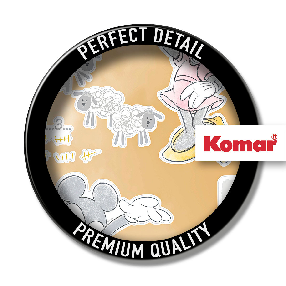 Komar  Wandtattoo Mickey Counting Sheeps 50x70 cm Bild 3