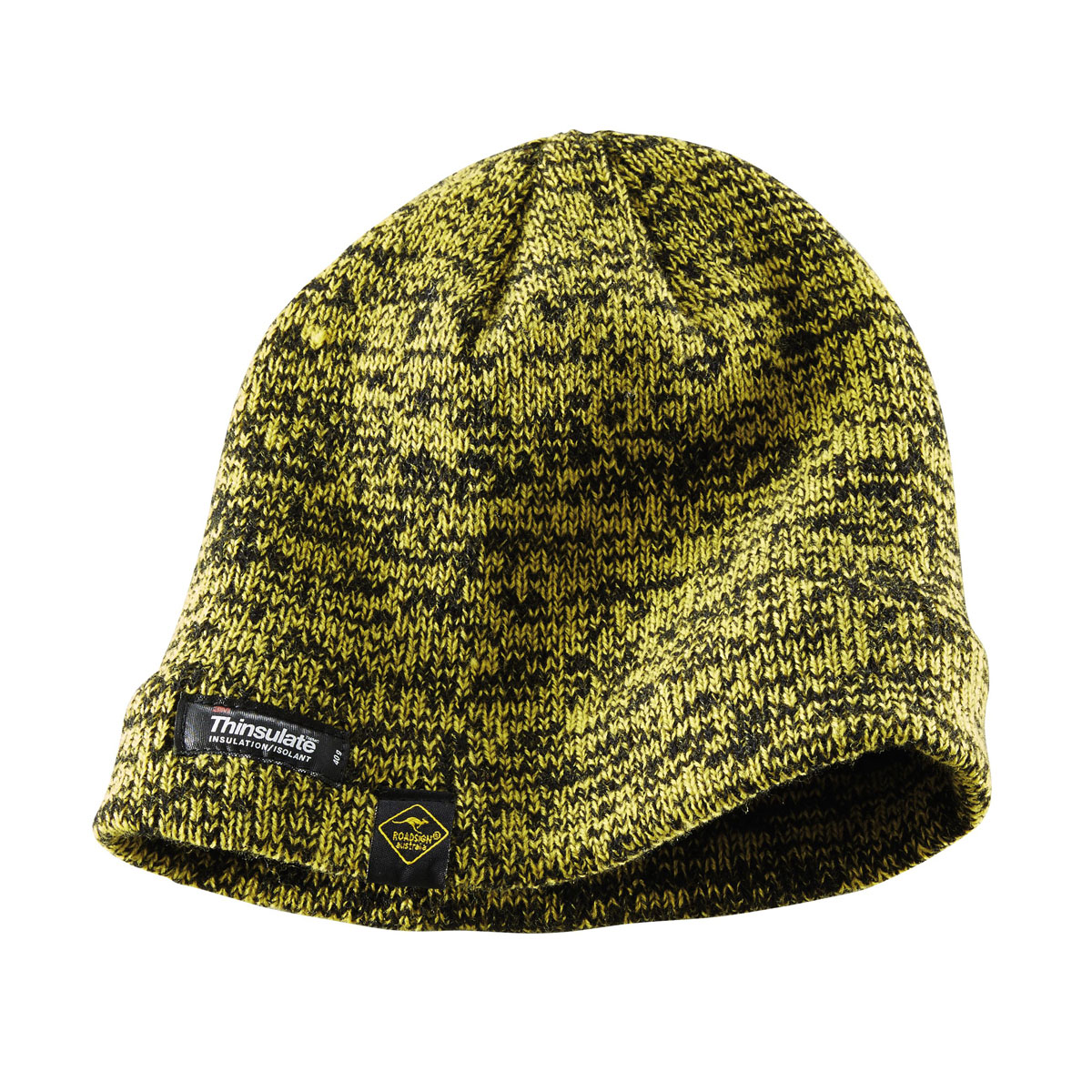 Roadsign Strickmütze gelb Einheitsgröße