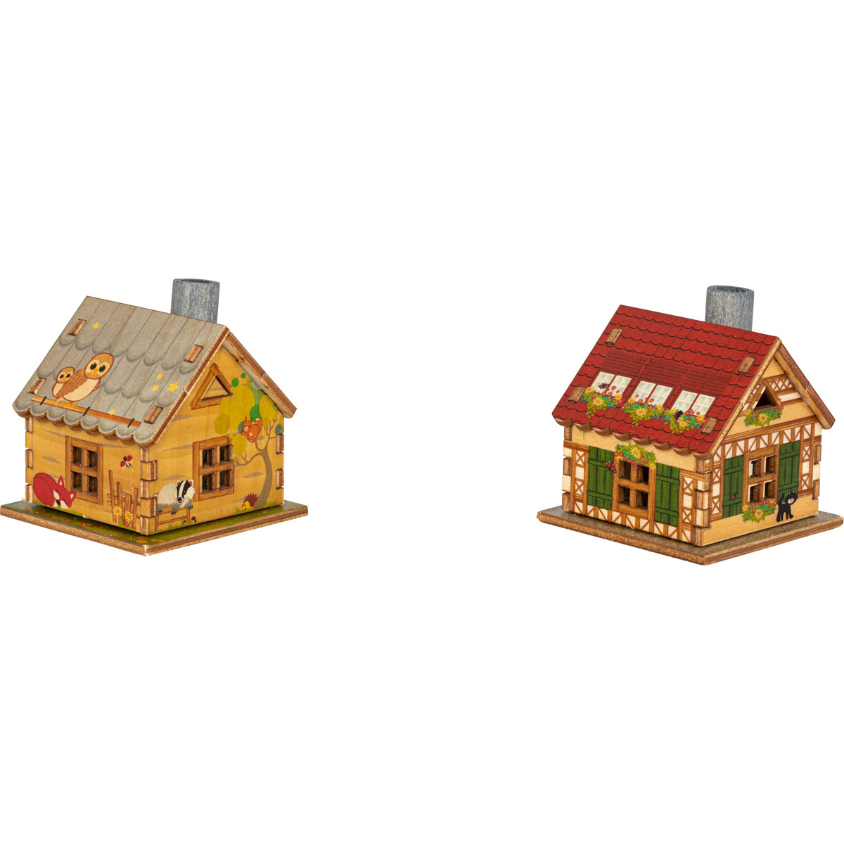 Räucherhaus Motive sortiert 6 x 7 x 6 cm