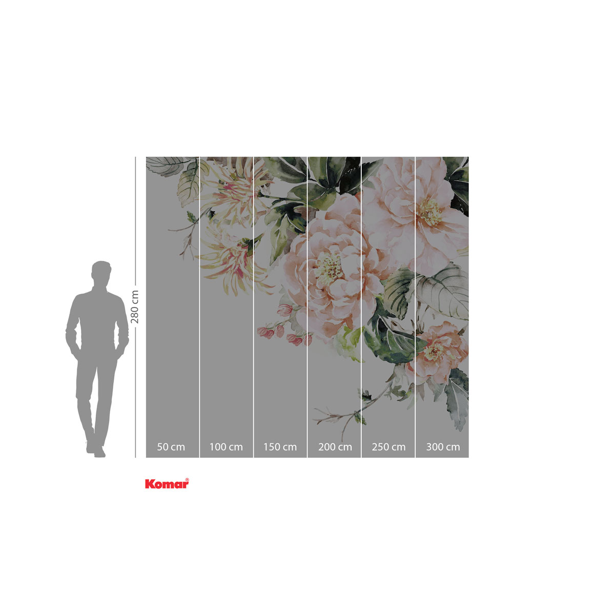 Komar  Vlies Fototapete Nasrin 300x280 cm Bild 3