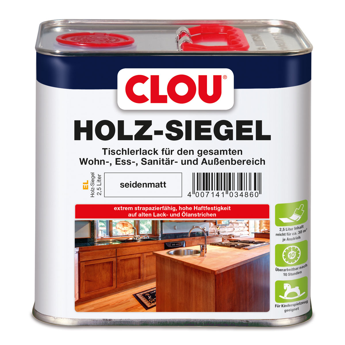 Clou Holz-Siegel Seidenmatt 2,5 L