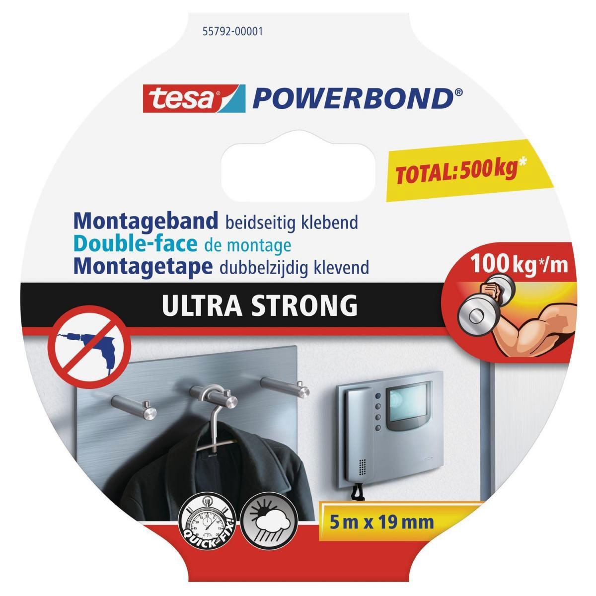 Tesa Powerbond Ultra Strong 5mx19 mm