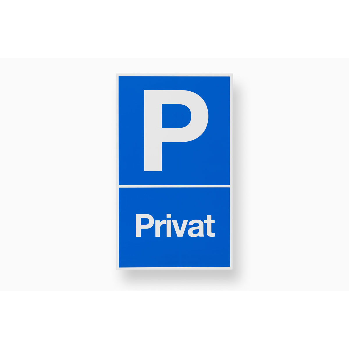 Metafranc Gebotsschild Privatgrundstück Kunststoff gelb