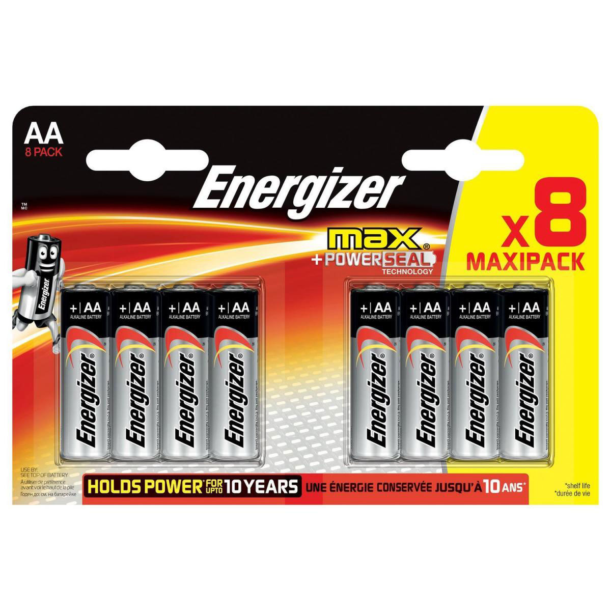 AA-Batterie Max Alkaline 8 Stück
