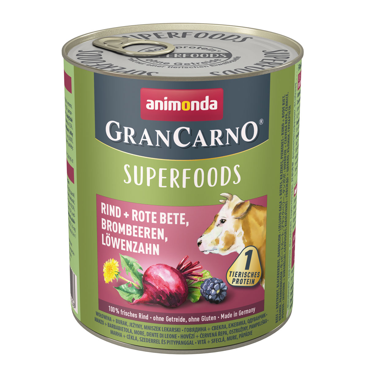 animonda Gran Carno Adult Superfood Rind und Rote Beete 800g