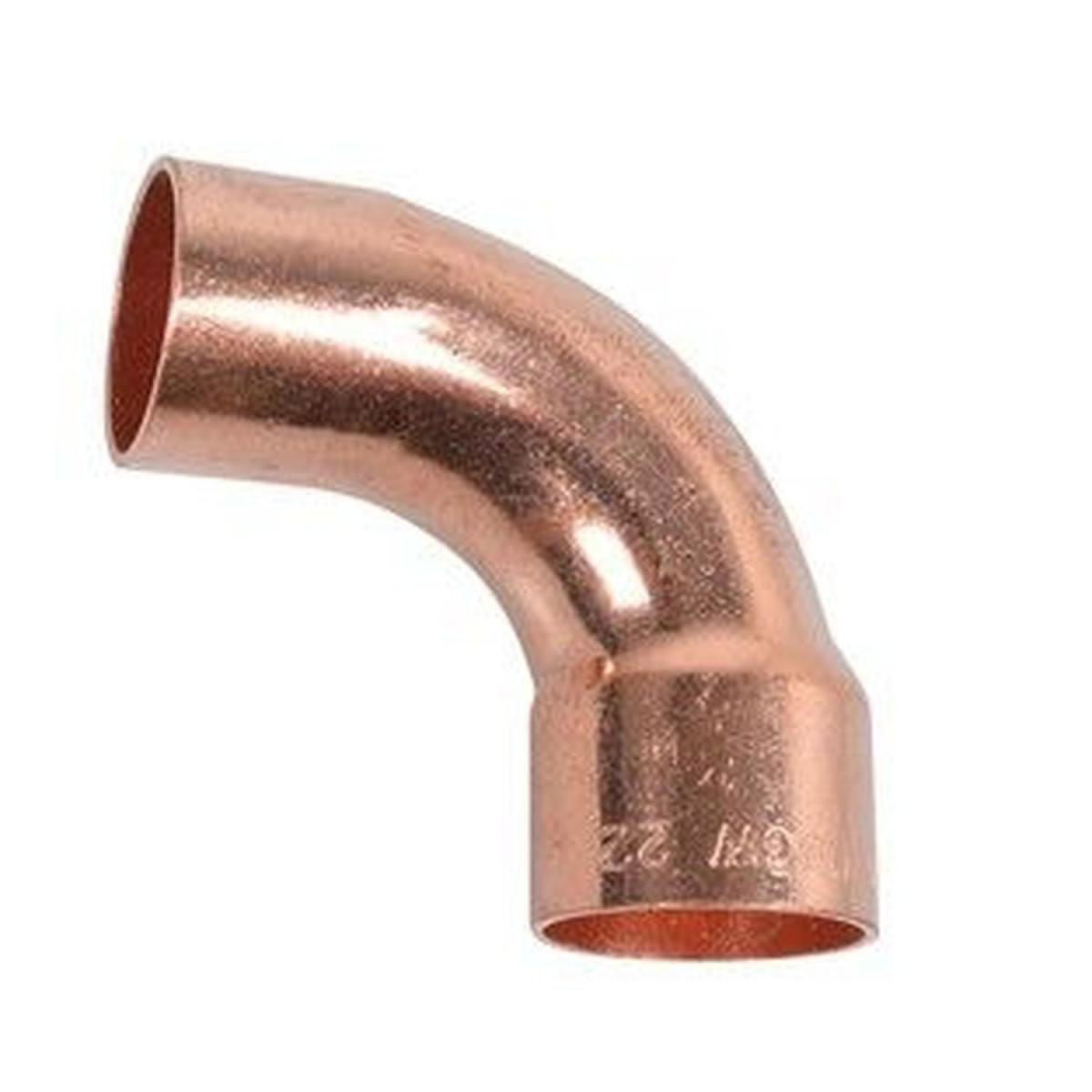 Kirchhoff 90-Bogen 18 mm 1 Muffe Kupfer