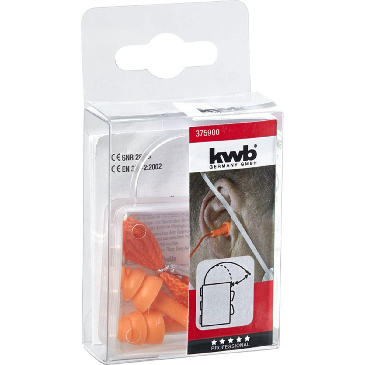kwb  Gehörschutzstopfen Doppelset mit Kordel Bild 2