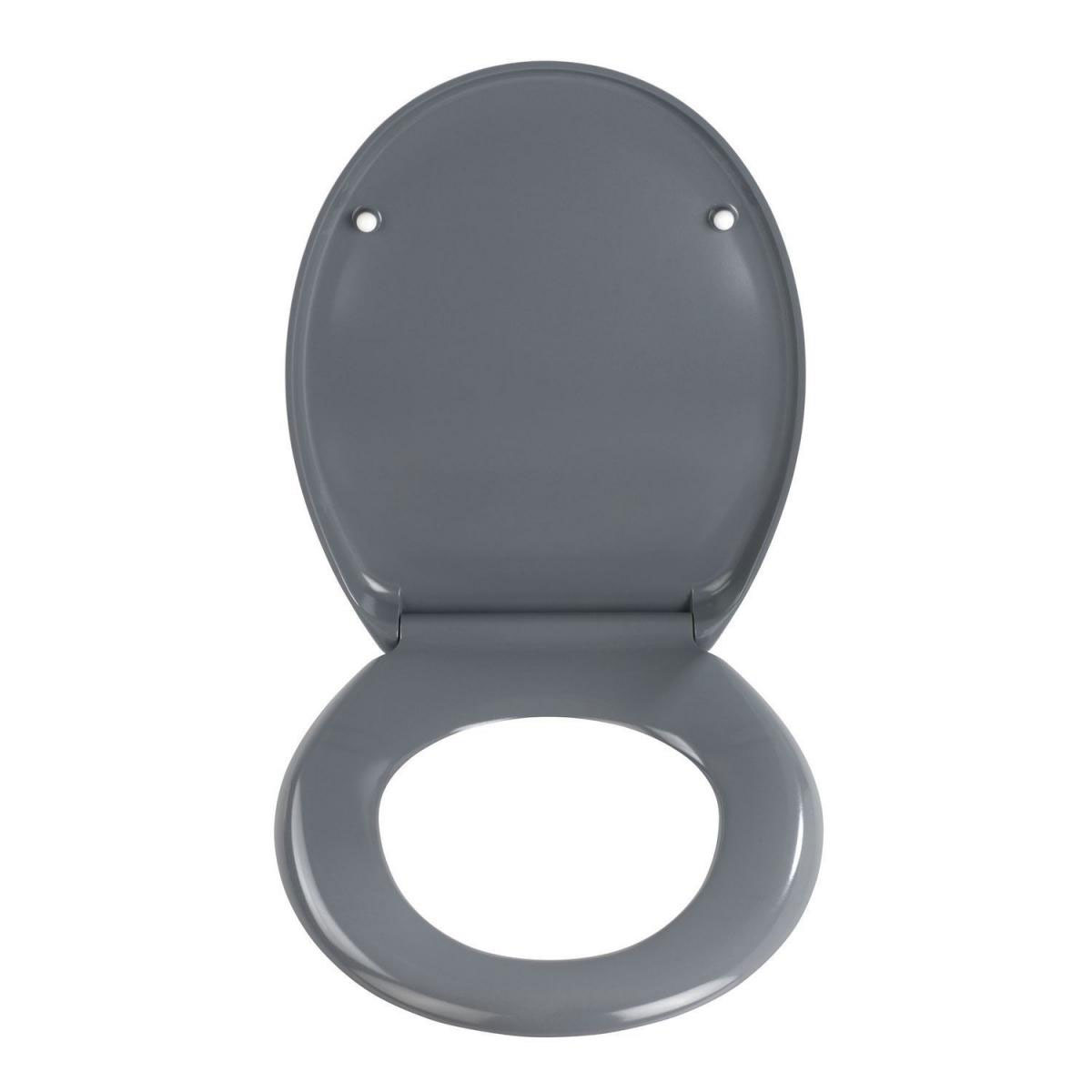 Wenko Premium WC-Sitz Ottana Dunkelgrau antibakteriell mit Absenkautomatik Bild 2