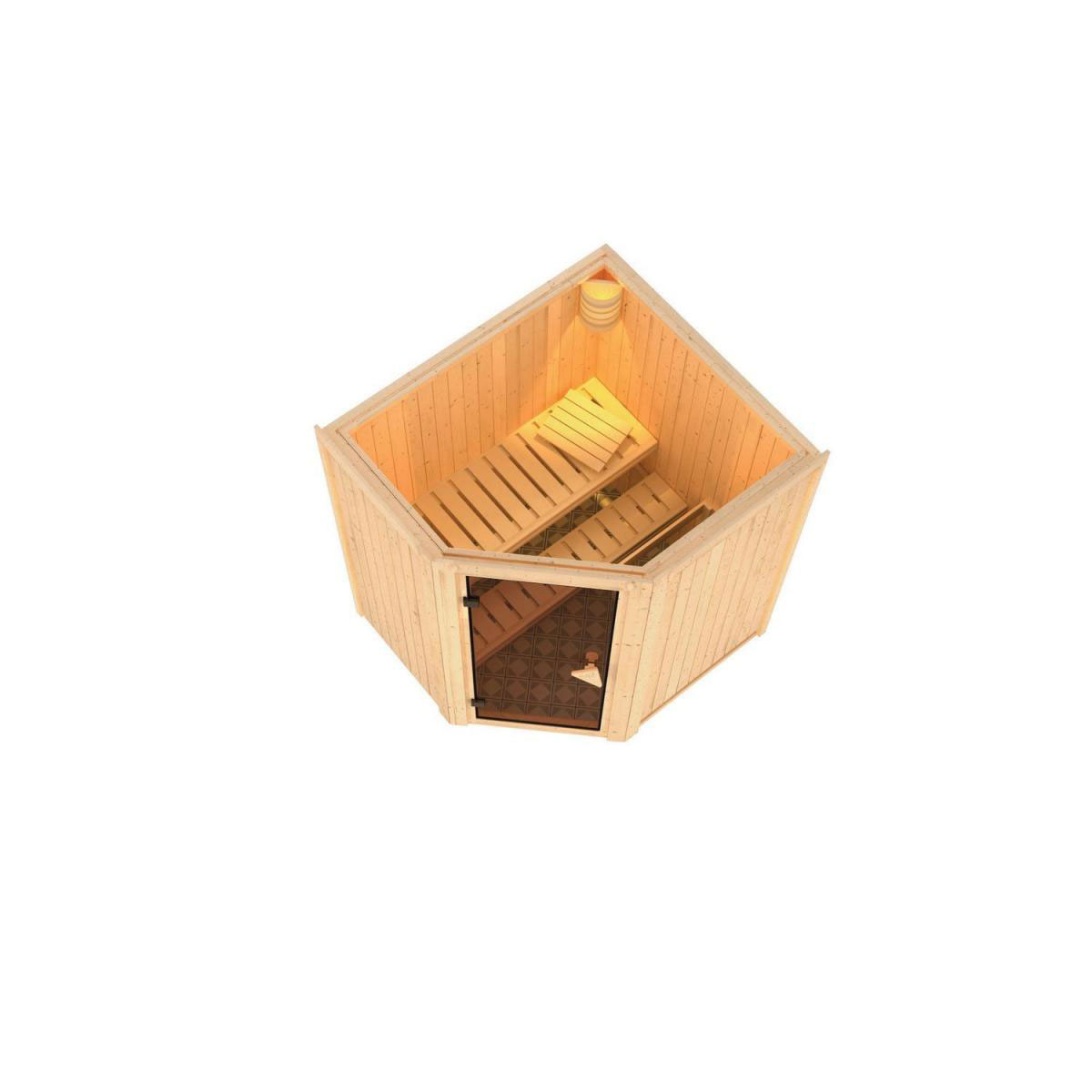 Karibu Taurin Eckeinstieg ohne Zubehör Energiespartür Bild 3