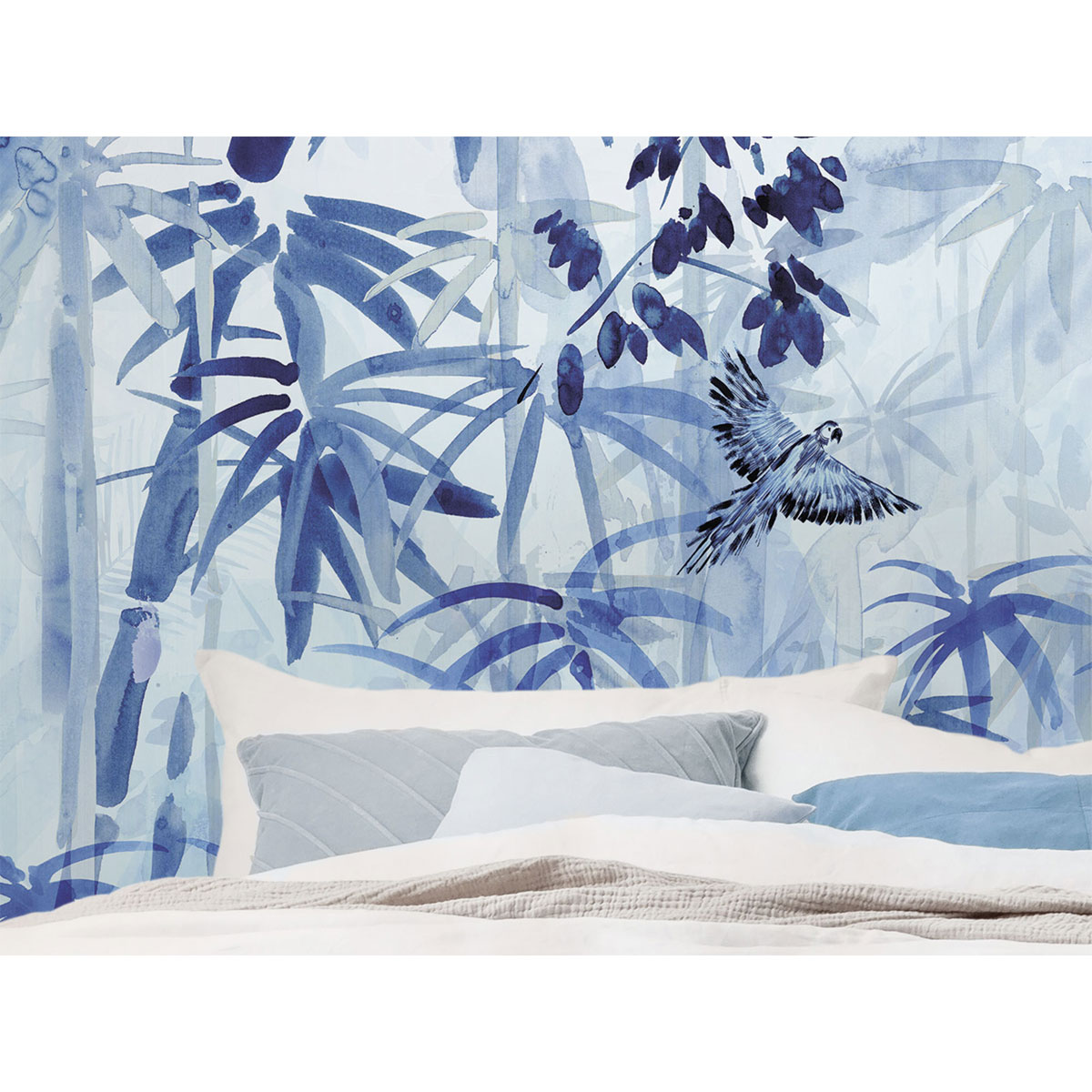 Komar  Vlies Fototapete Blue Jungle 300x280 cm Bild 9