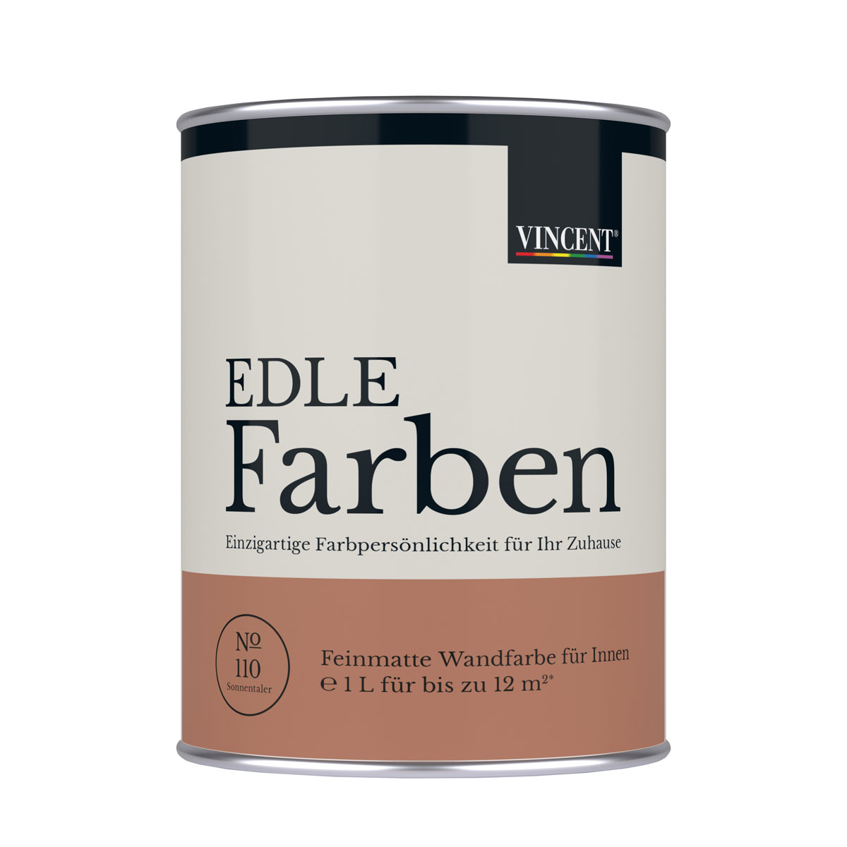 Vincent  Wandfarbe EDLE Farben Sonnentaler matt 1,0 L