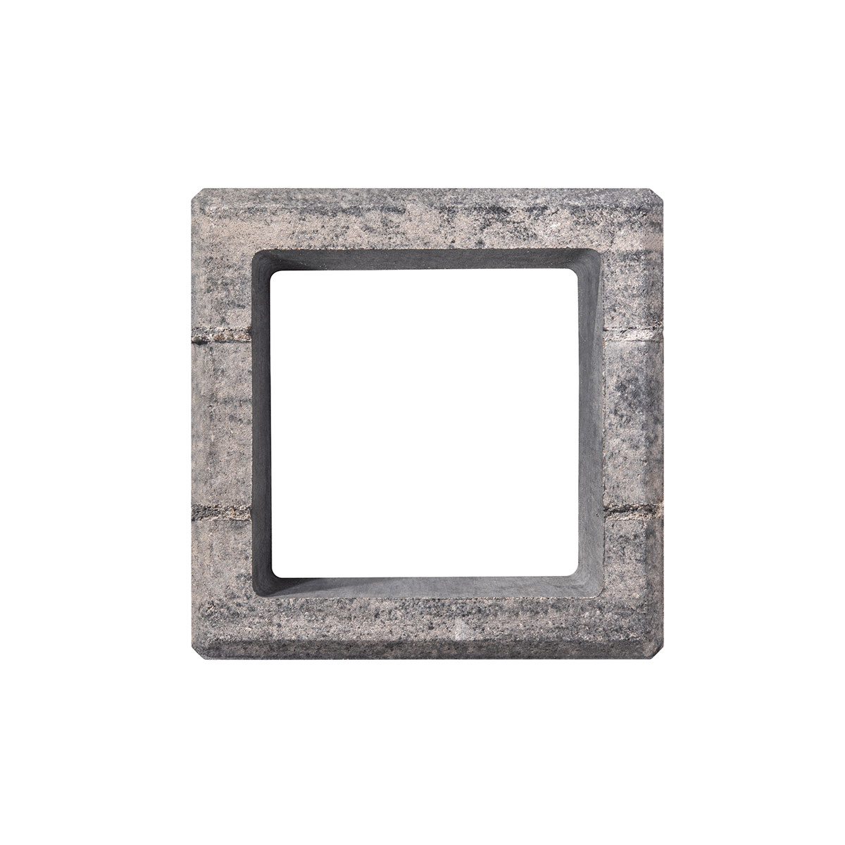 Diephaus  Mauerstein Fine weiss-schwarz Pfleilerstein 37,5 x 37,5 x 20 cm Bild 2